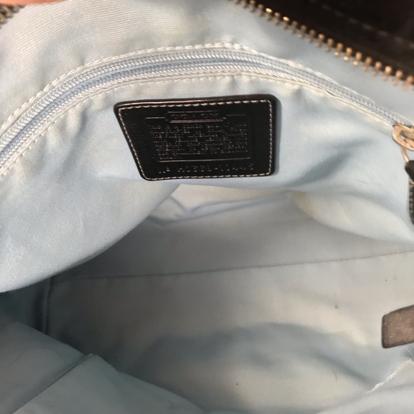 HP 👜Coach H0668-10445 Black CC Sig Purse Sequin - Picture 4 of 8